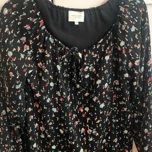 Sezane floral blouse size 34
